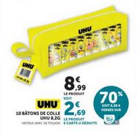 Magasins U : 70% sur Bâtons de Colle UHU (11/08 – 06/09)