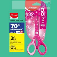 Carrefour : 70% sur Ciseaux Tatoo Maped (28/07 – 10/08)