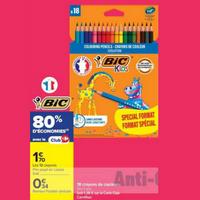 Carrefour Market : 80% sur Crayons de couleur BiC Kids (11/08 – 30/08)