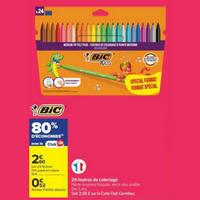 Carrefour : 80% sur Feutres de coloriage BiC Kids (11/08 – 31/08)