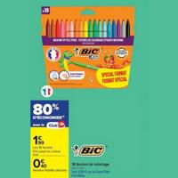 Carrefour Market : 80% sur Feutres de coloriage BiC Kids (11/08 – 30/08)