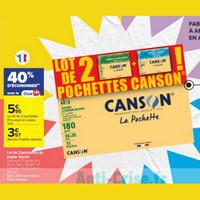 Carrefour : 40% sur Papier dessin CANSON (28/07 – 10/08)