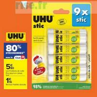 Carrefour : 80% sur Bâtons de Colle UHU (11/08 – 31/08)