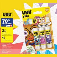 Carrefour Market : 70% sur Bâtons de Colle UHU (11/08 – 30/08)