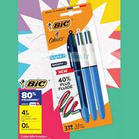 Carrefour Market : 80% sur Stylos 4 couleurs BiC (28/07 – 09/08)