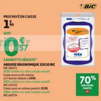 Auchan : 70% sur Ardoise ergonomique BiC + 1 Feutre Velleda (28/07 – 09/08)