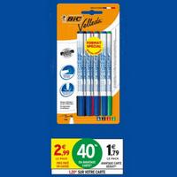 Intermarché : 40% sur Feutres effaçables BiC (28/07 – 09/08)