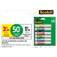Intermarché : 50% sur Bâtons de Colle Scotch (04/08 – 06/09)