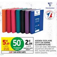 Intermarché : 50% sur Agenda Clairefontaine (04/08 – 06/09)