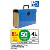 Intermarché : 50% sur Trieur valisette Oxford (04/08 – 06/09)