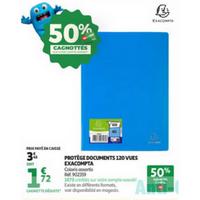 Auchan : 50% sur Protège documents EXACOMPTA (11/08 – 23/08)