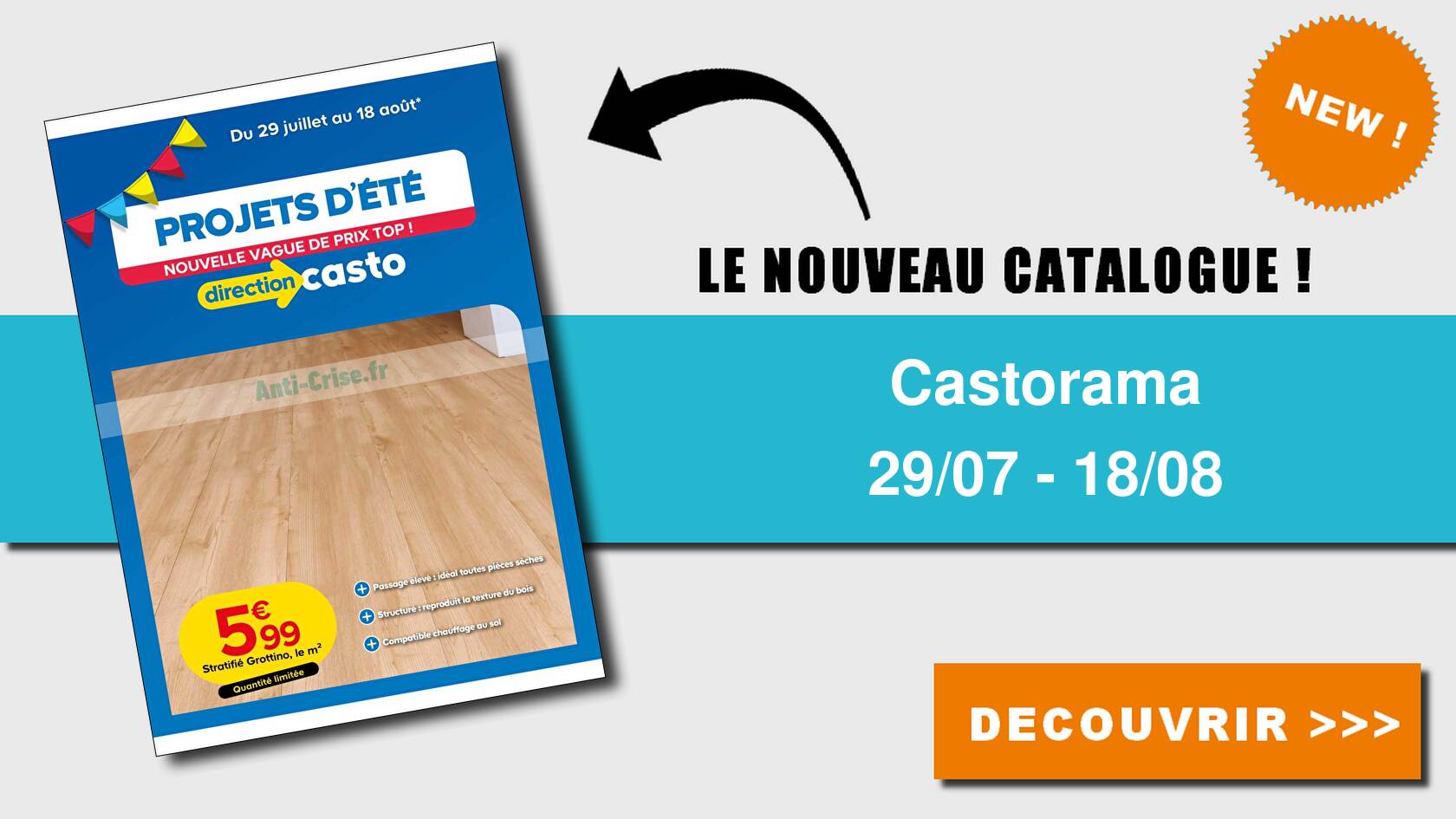 Catalogue du 29 juillet au 18 ao&ucirc;t 2026