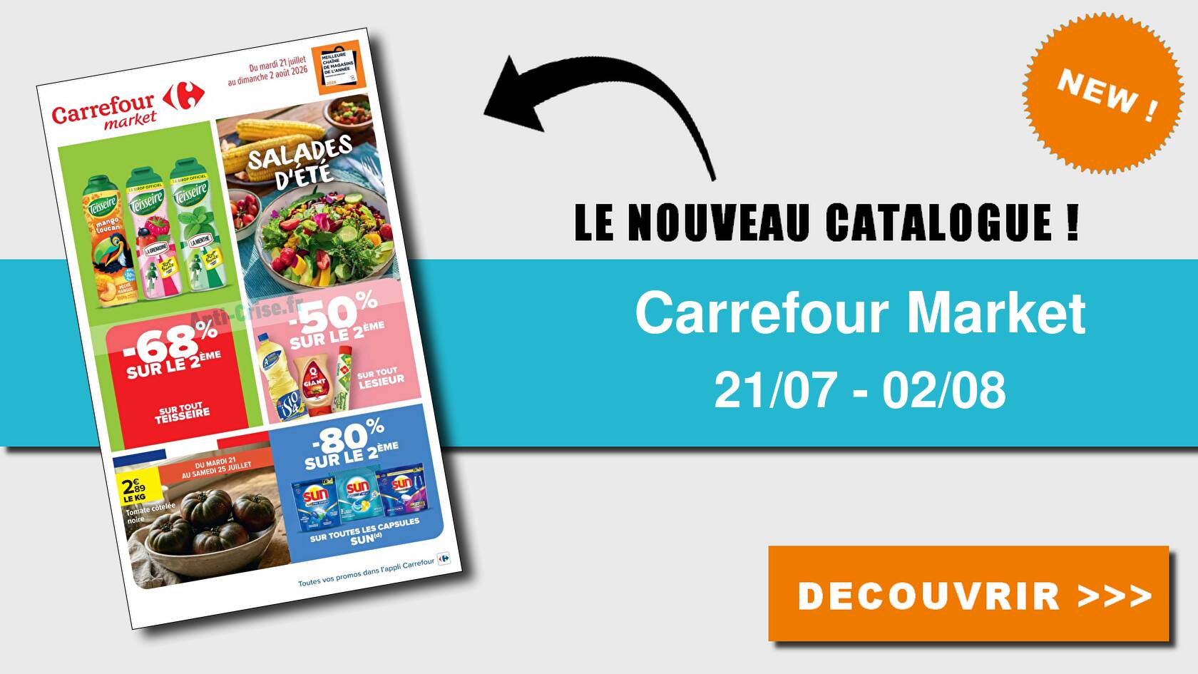 Catalogue du 21 juillet au 02 ao&ucirc;t 2026