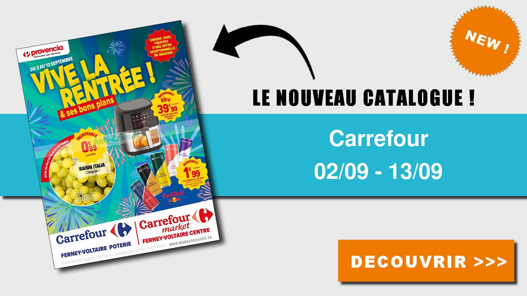 Catalogue du 02 au 13 septembre 2026