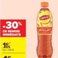 Thé glacé pétillant Lipton chez Carrefour (11/08 – 24/08)