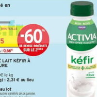 Kéfir ACTIVIA chez Intermarché (04/08 – 16/08)