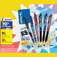 Carrefour : 70% sur Stylos PILOT Rollers FriXion Ball One Piece (17/08 – 31/08)