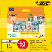 Intermarché : 50% sur Bâtons de Colle BiC Manga (11/08 – 23/08)