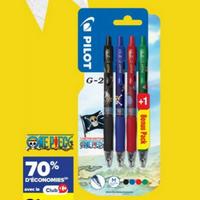 Carrefour Market : 70% sur Stylos PILOT Rollers G-2 One Piece (18/08 – 30/08)