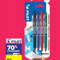 Carrefour Market : 70% sur Stylos PILOT Rollers FriXion Clicker (18/08 – 30/08)