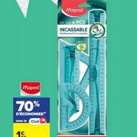 Carrefour Market : 70% sur Kit de Traçage incassable Maped (18/08 – 30/08)