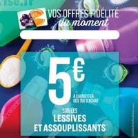 Bon Plan Match : 5€ de Remise Fidélité dès 15€ d&rsquo;Achats sur les Lessives & Assouplissants (12/08 – 13/08)