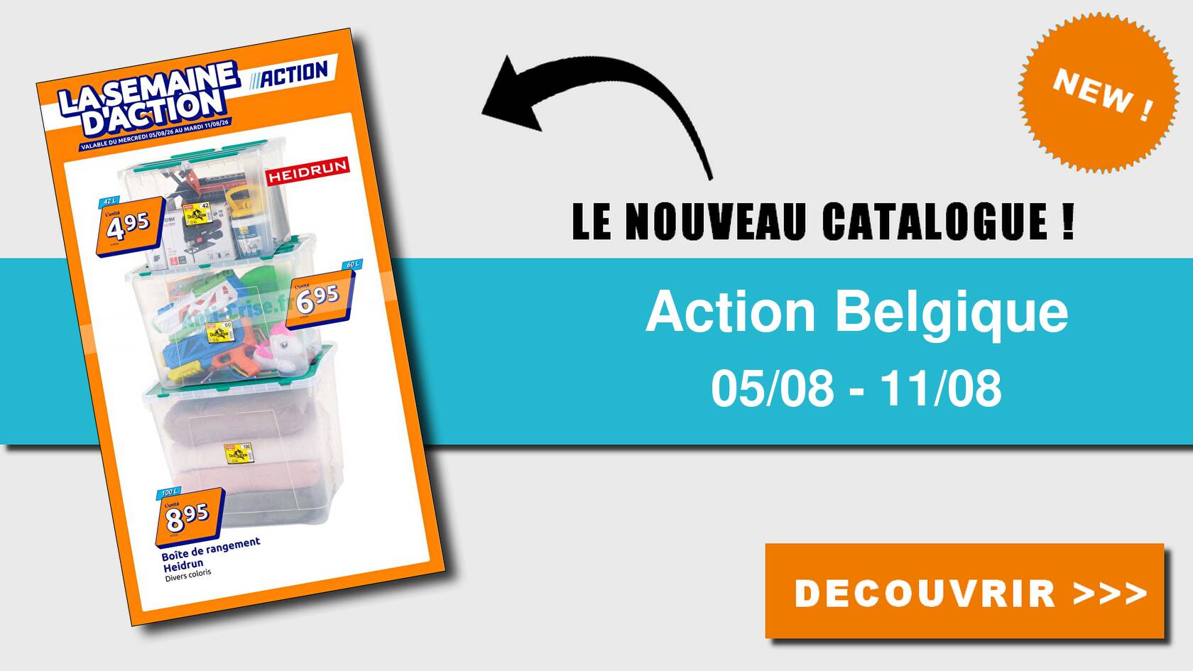 Catalogue du 05 au 11 ao&ucirc;t 2026