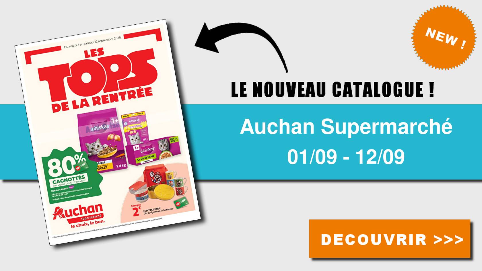 Catalogue du 01 au 12 septembre 2026