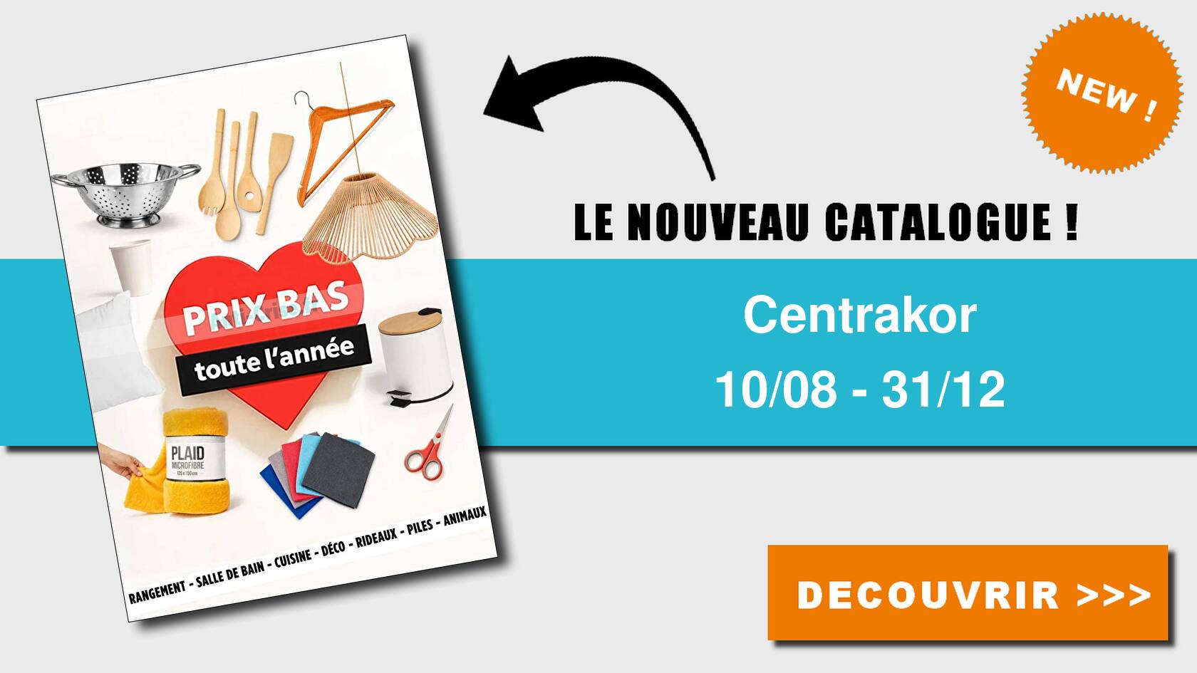 Catalogue du 10 ao&ucirc;t au 31 d&eacute;cembre 2026