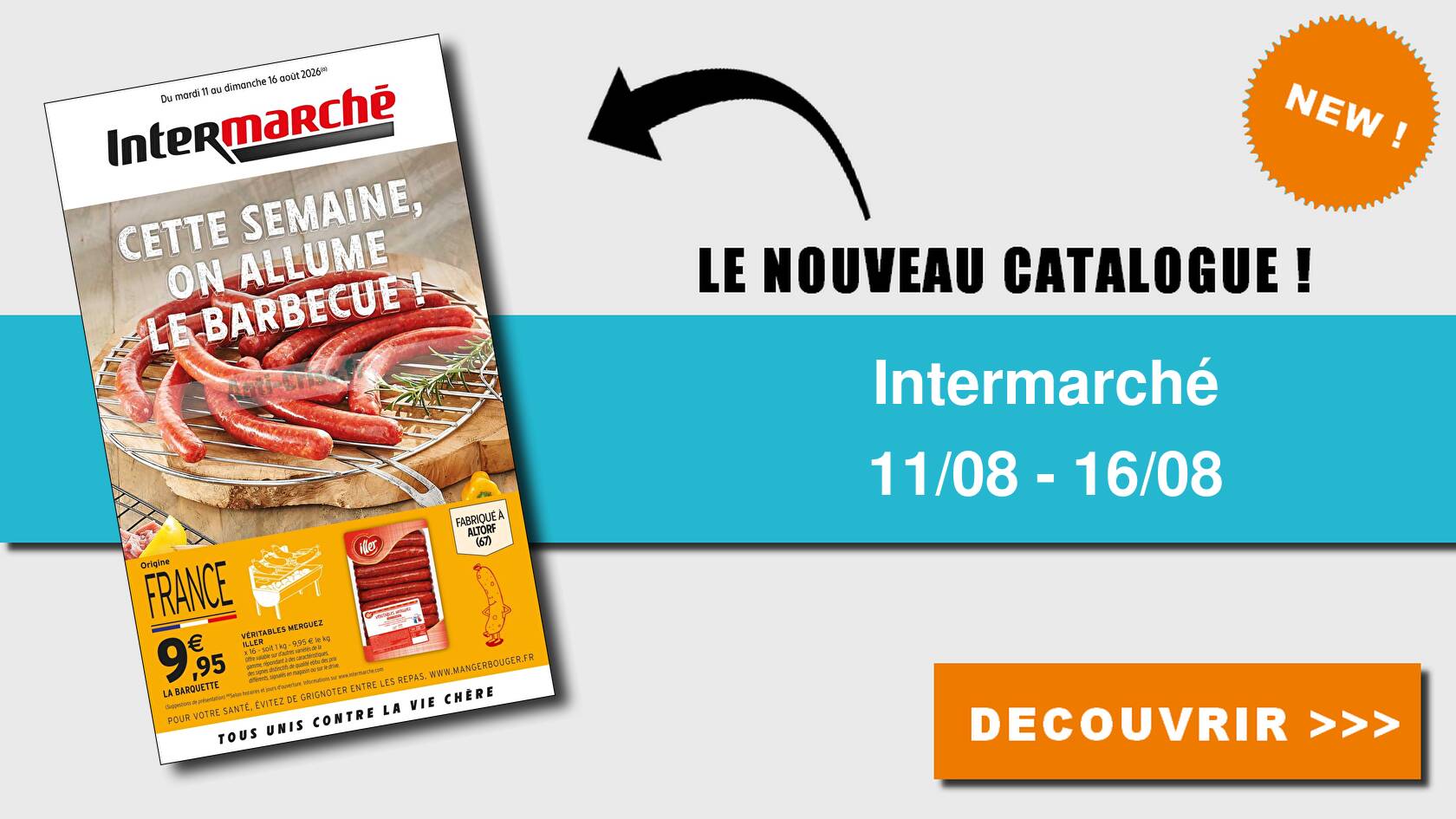 Catalogue du 11 au 16 ao&ucirc;t 2026