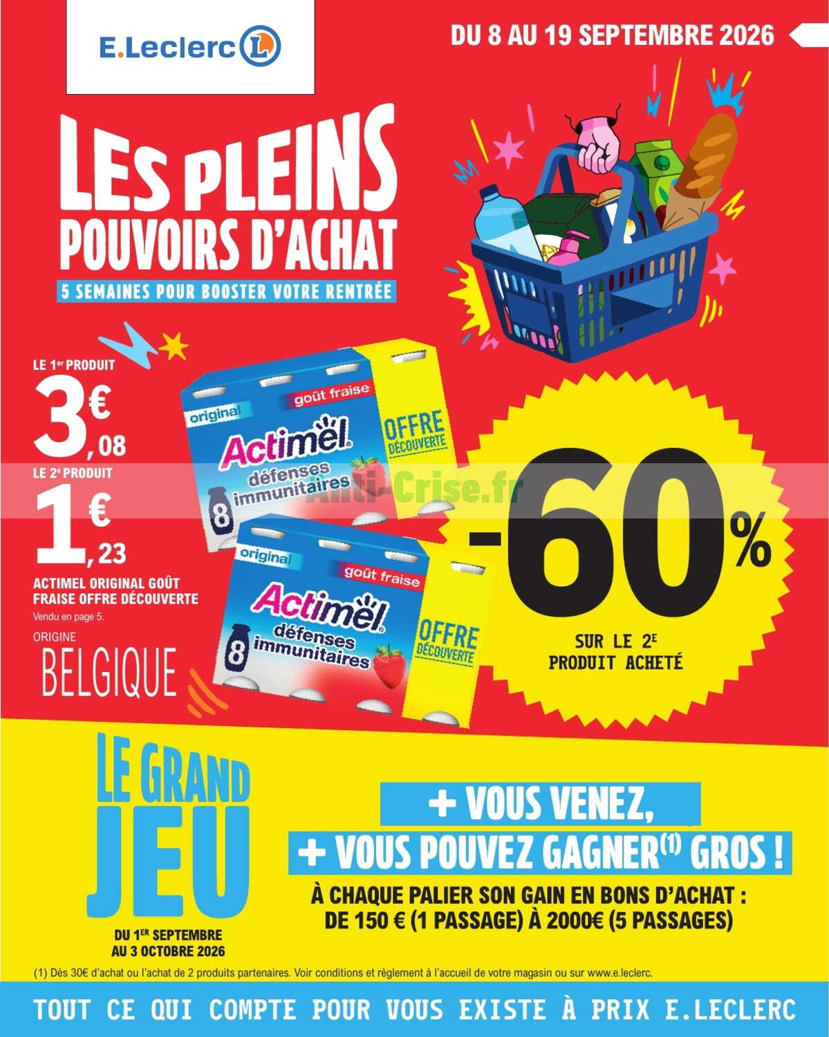 Catalogue Leclerc du 08 au 19 septembre 2026