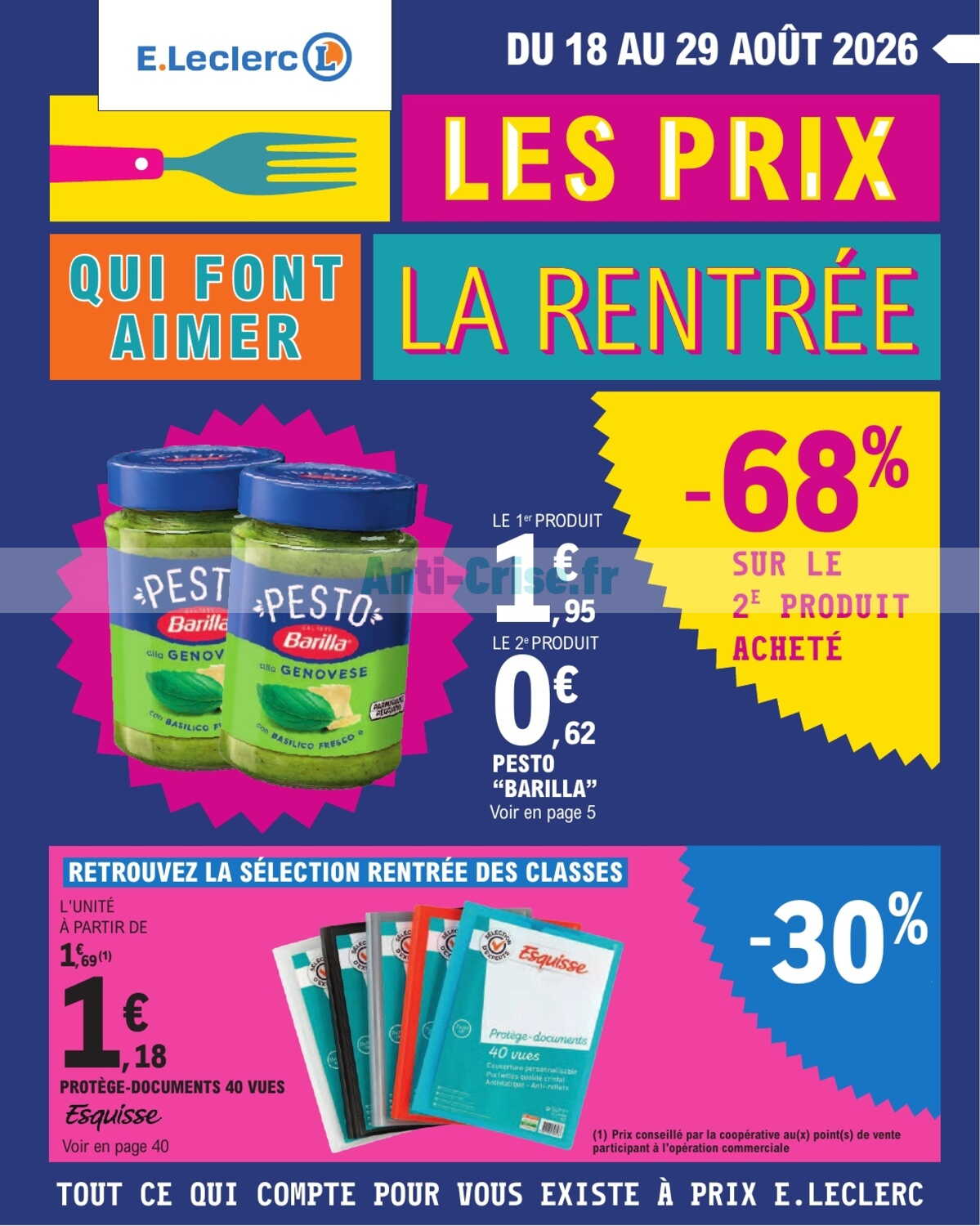 Catalogue Leclerc du 18 au 29 août 2026