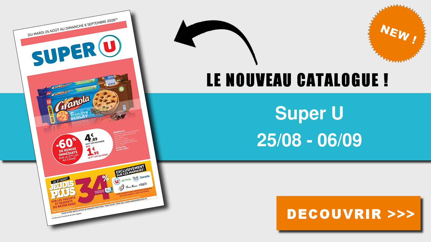 Catalogue du 25 ao&ucirc;t au 06 septembre 2026