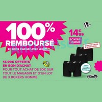 Carrefour : Boxers PUMA 100% remboursés en Bon d&rsquo;Achat (Le 18/09)