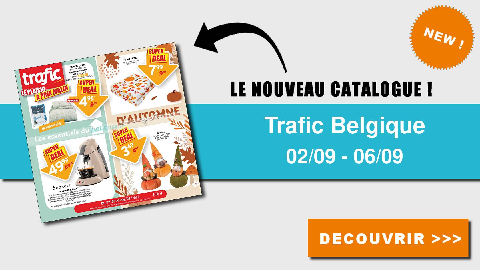 Catalogue du 02 au 06 septembre 2026