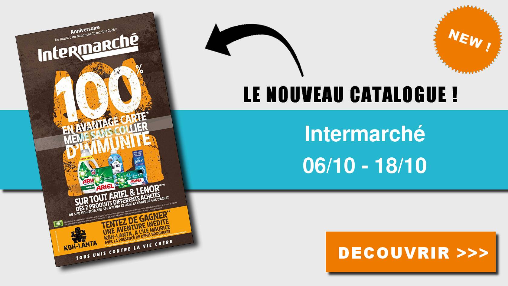 Catalogue du 06 au 18 octobre 2026