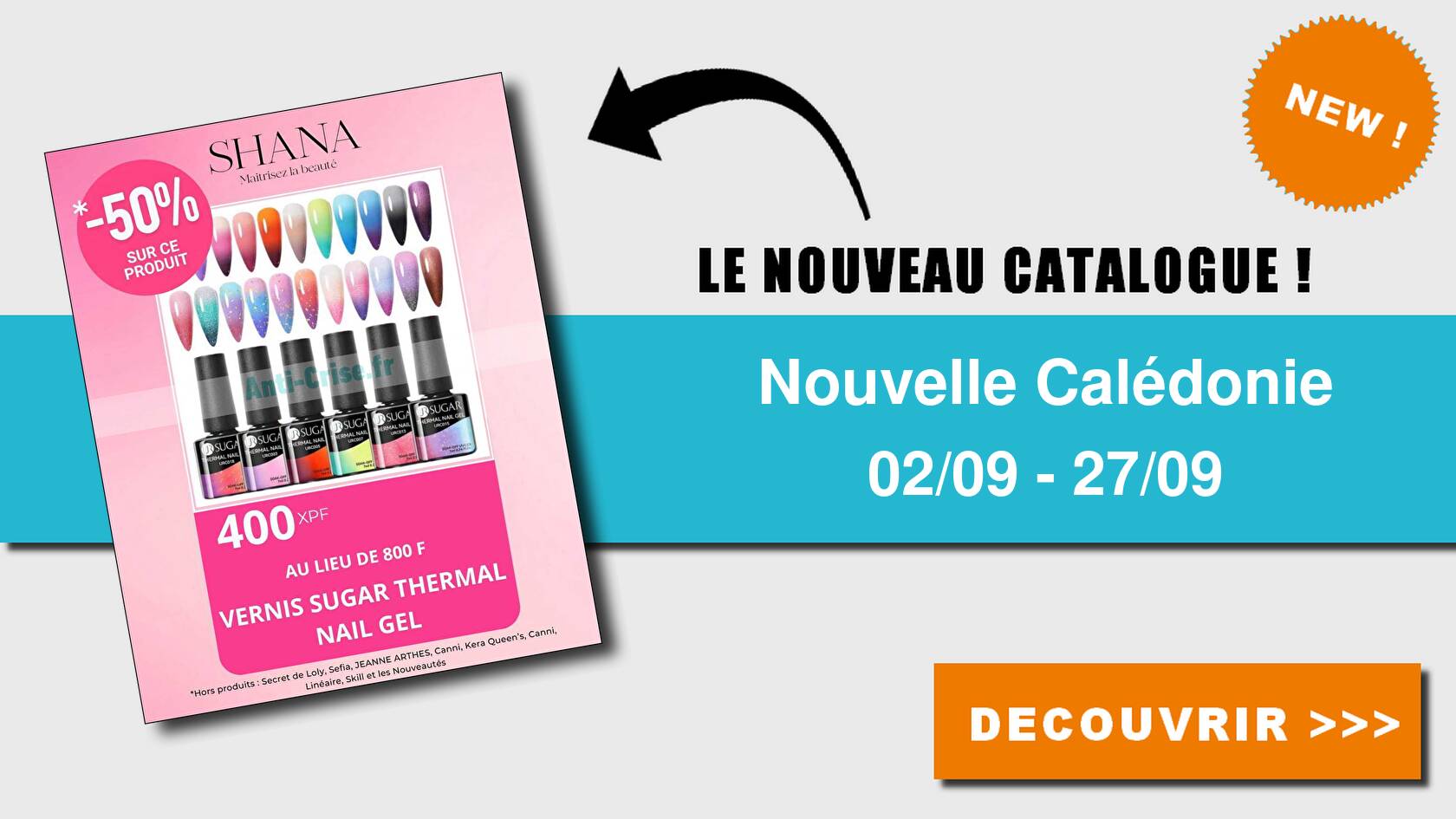 Catalogue du 02 au 27 septembre 2026