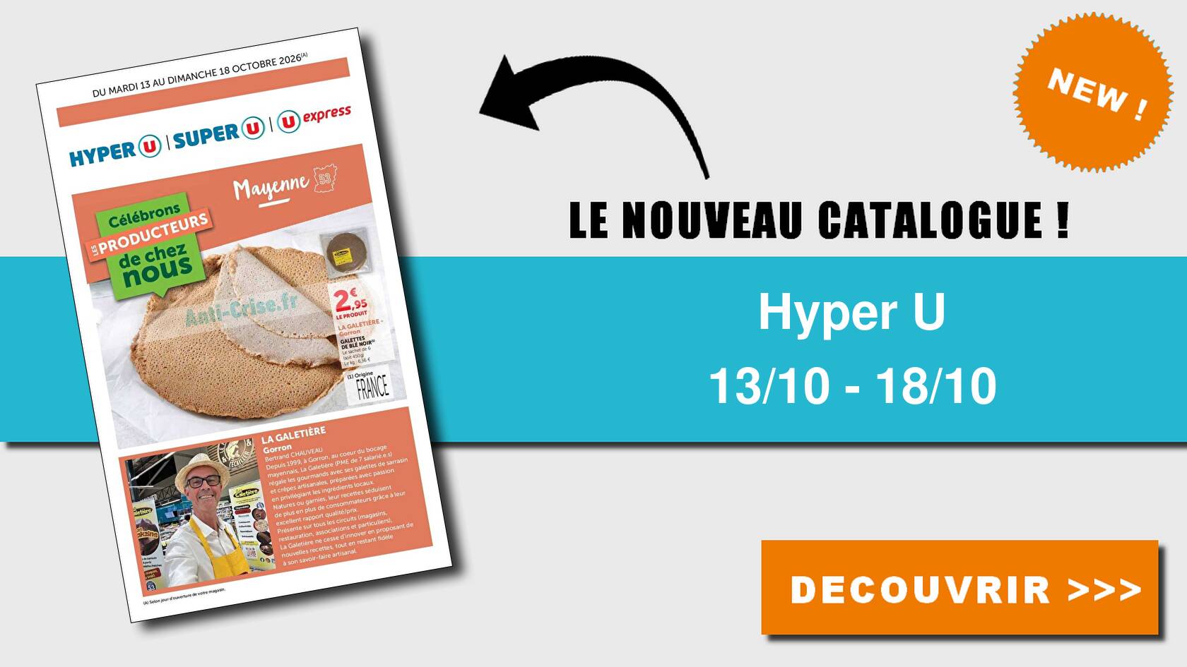 Catalogue du 13 au 18 octobre 2026